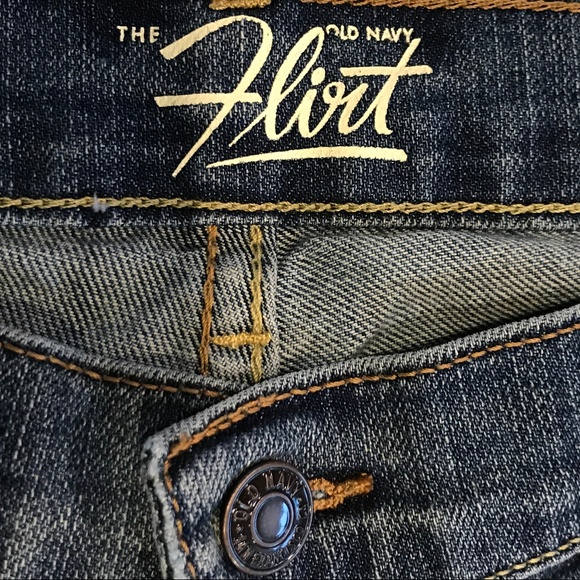 Old Navy The Flirt Boot Cut Blue Denim Jeans 8S - Picture 4 of 5